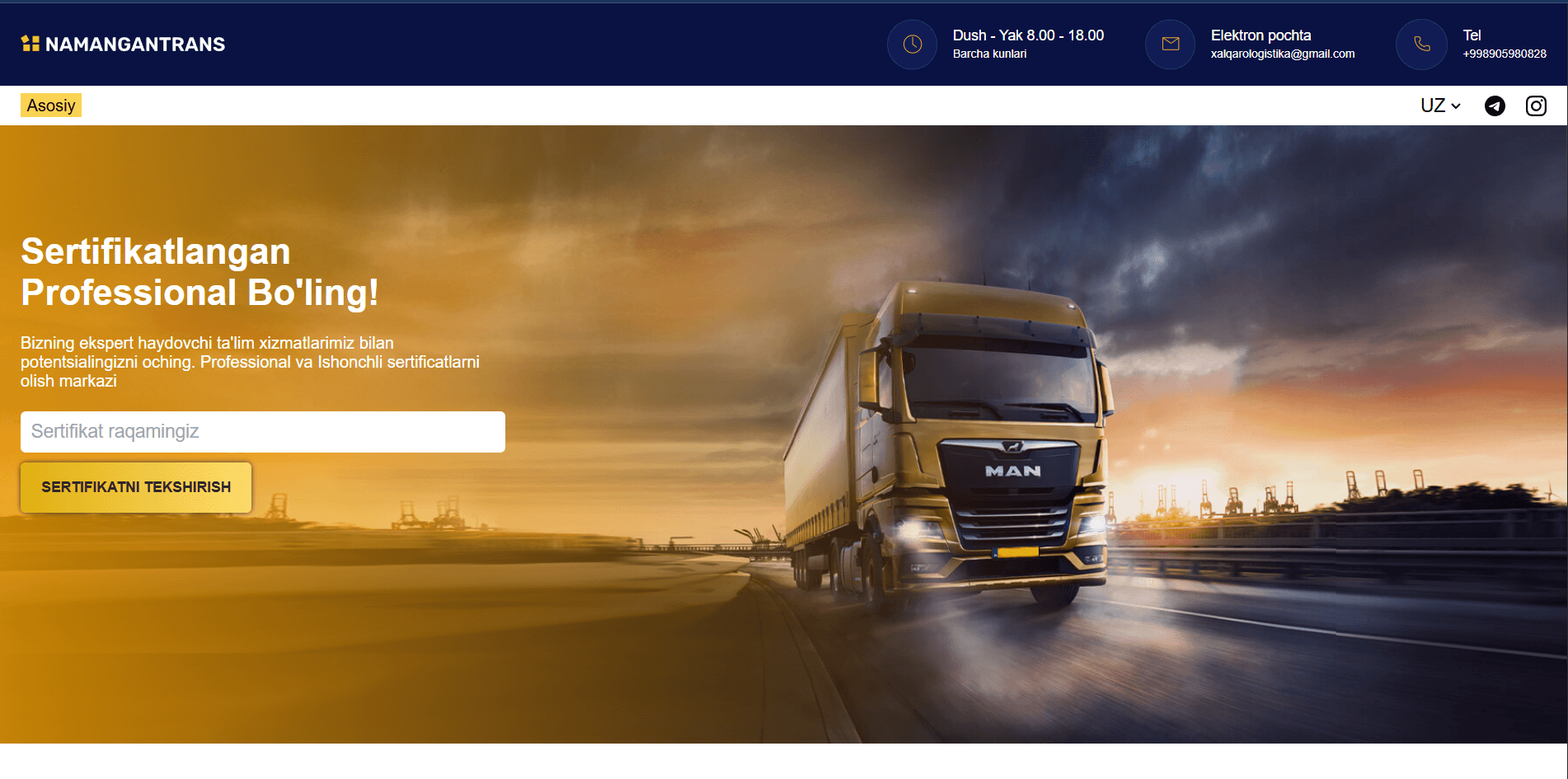 Xalqaro Logistika, Logistics Platform